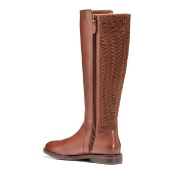 Cole Haan Clover Leather Stretch Riding Boots Sz 8 BNWB - Picture 7 of 12